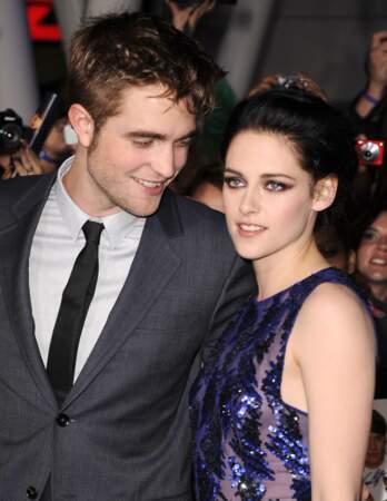 Kristen Stewart et Robert Pattinson, son partenaire dans la saga "Twilight" et compagnon de 2009 à 2013.