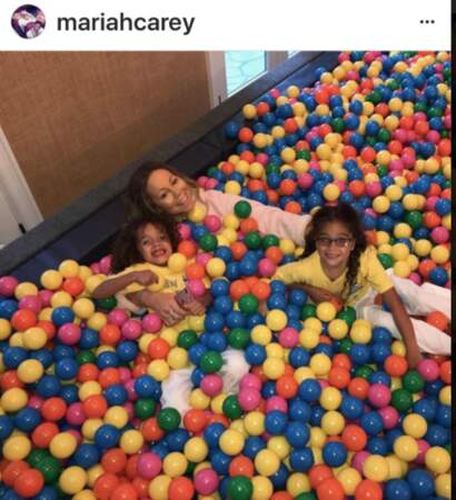 Mariah Carey et ses jumeaux, Monroe et Moroccan 