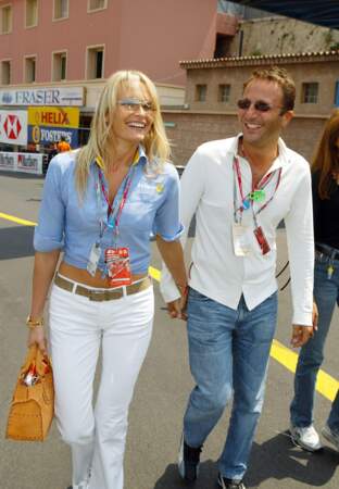 Arthur et Estelle Lefébure au Grand Prix de formule 1 de Monaco en juin 2003.