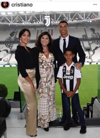 Cristiano Ronaldo en famille