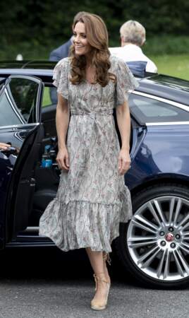Kate Middleton, lors d'un atelier à la Royal Photographic Society à Londres, le 25 juin 2019