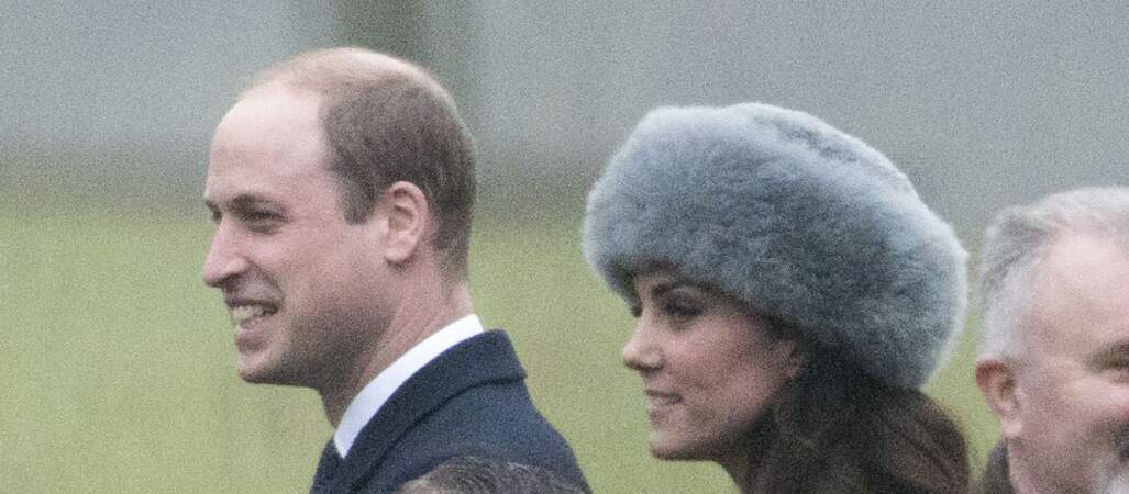 Kate Middleton arborait sa chapka en renard 