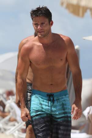 Scott Eastwood à la plage à Miami, le 16 juillet 2016