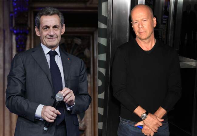 Nicolas Sarkozy et Bruce Willis sont nés 1955 en et ont 63 ans