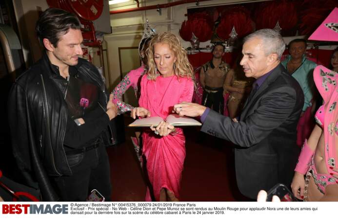 Céline Dion et Pepe Munoz au Moulin Rouge le 24 janvier 2019
