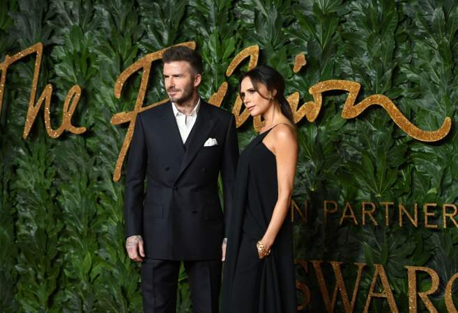 David et Victoria Beckham à la soirée British Fashion Awards 2018