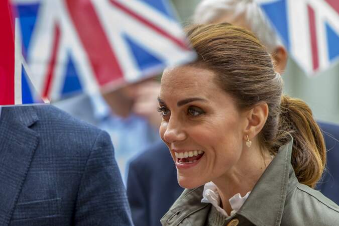 Kate Middleton semblait particulièrement souriante ce mardi 11 juin à Keswick, dans le comté de Cumbria.