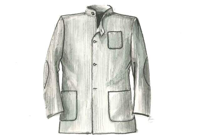 Le modèle de la veste La Forestière confectionnée pour Le Corbusier
