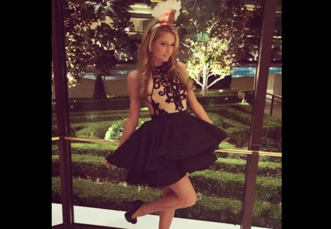 Paris Hilton, pin-up couture à Las Vegas