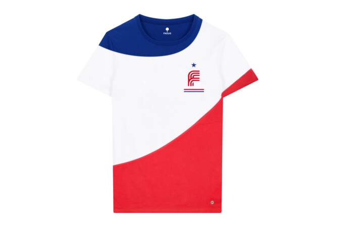 T-shirt de la collection capsule tricolore F98 de Faguo