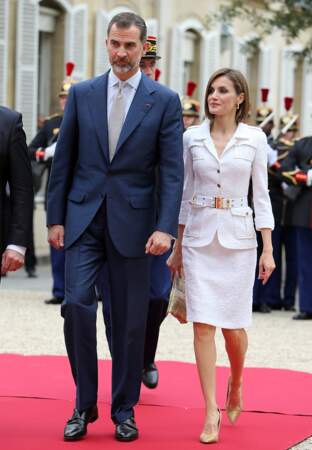 Le couple royal à la rencontre de la maire de Paris