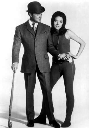 Patrick MacNee et Diana Rigg en 1969