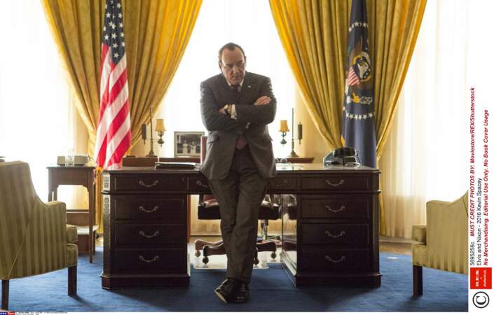 Kevin Spacey joue Nixon dans Elvis and Nixon sorti en 2016