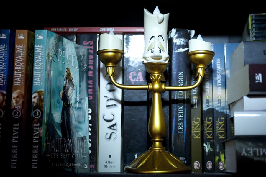 Un chandelier issu du film d'animation de Disney, La belle et la bête