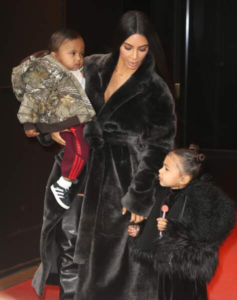 Les Kardashian-West en fourrure