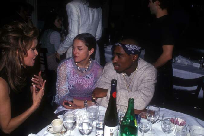 Madonna et Tupac Shakur, en 1994 à New York
