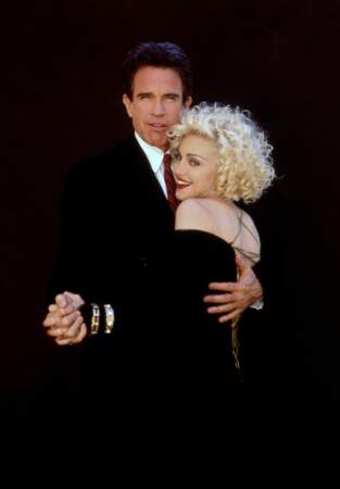 Madonna et Warren Beatty dans le film "Dick Tracy" en 1990