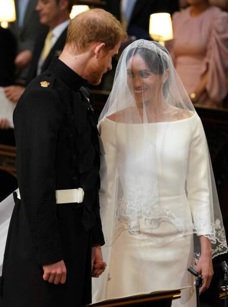 Cérémonie de mariage du prince Harry et de Meghan Markle, Chapelle Saint-George au château de Windsor, mai 2018.
