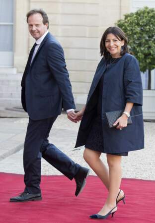 La maire de Paris Anne Hidalgo et son mari Jean-Marc Germain 