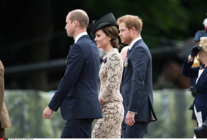 Elle a pu compter sur le soutien de son mari le Prince William et de son beau-frère, le prince Harry