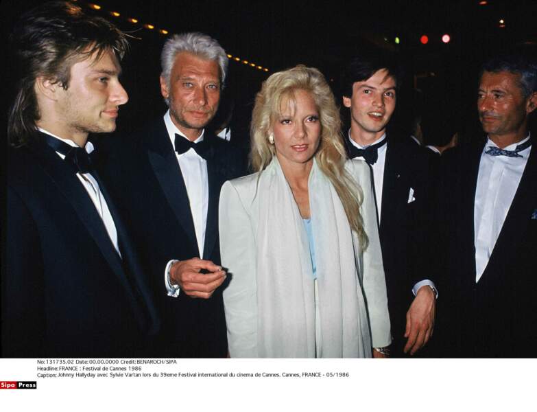 Festival de Cannes 1986. David, Johnny et Sylvie