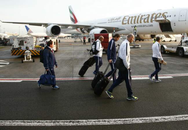 Arrivée de Zlatan Ibrahimovic à l'aéroport de doha