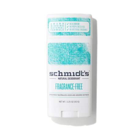 Déodorant naturel Fragrance Free de Schmidt's