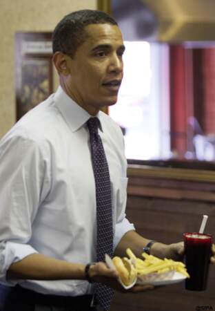 Barack Obama au fast food