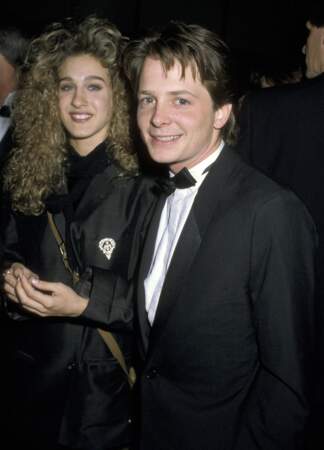 Michael J. Fox et Sarah Jessica Parker à Los Angeles en 1986