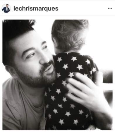 Chris Marques et son fils Jackson