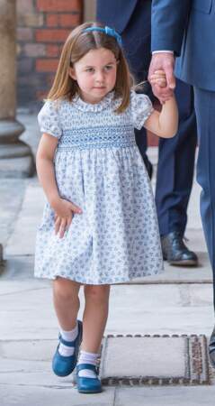 La princesse Charlotte au baptême du Prince Louis