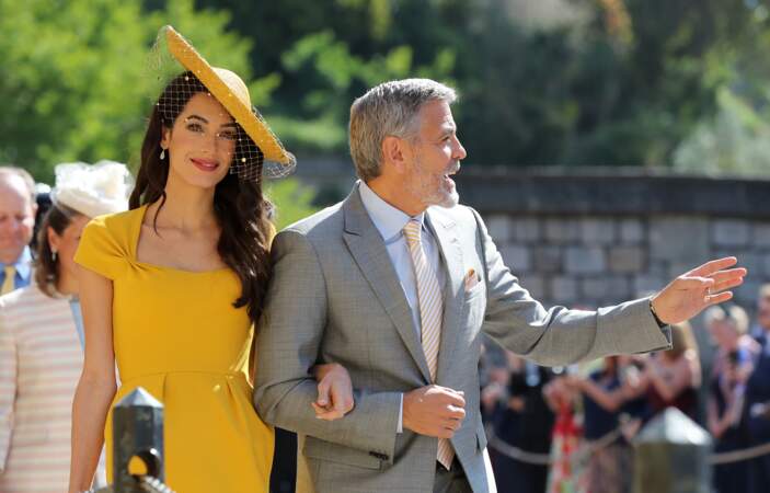 Les Clooney au comble de l'élégance pour le "royal wedding"