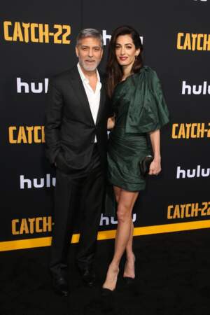 George et Amal Clooney étaient présents à l'avant-première de la nouvelle série "Catch-22" à Hollywood