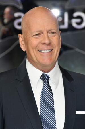 Bruce Willis à la première de "Glass" à Londres, le 9 janvier 2019.