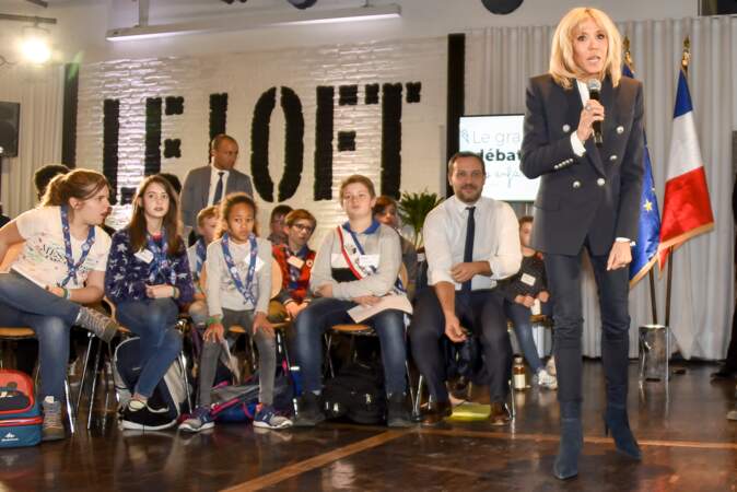 Brigitte Macron animait le "Grand débat national pour les enfants"