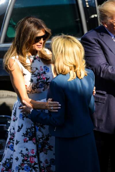 Brigitte Macron et Melania Trump ont tissé des liens particuliers lors de la cérémonie du 14 juillet à Paris