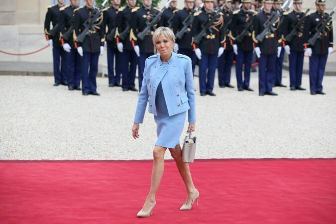 14 mai 2017 : Brigitte Macron pour la cérémonie d'investiture
