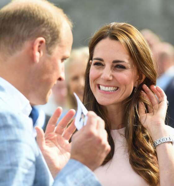 De nouveaux, sourires complices entre le duc et la duchesse.