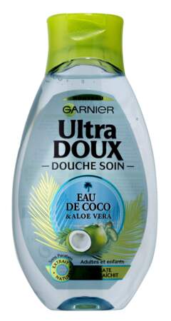 Douche Soin Eau de Coco Ultra Doux, Garnier, 2,39 €