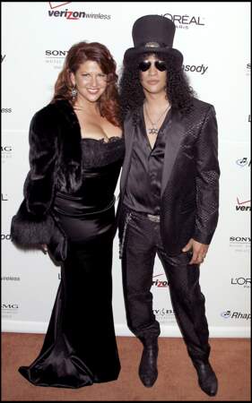 Slash, guitariste de Guns N' Roses, et Perla Ferra, son épouse de 2001 à 2010.