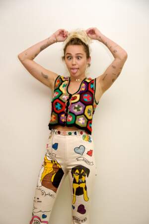 Pour Miley Cyrus, tout est prétexte à jouer de son image...