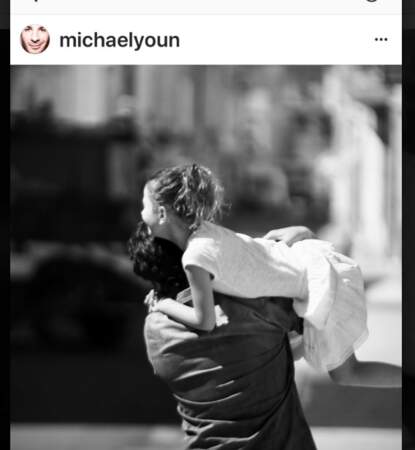 Michael Youn eet sa fille Seven