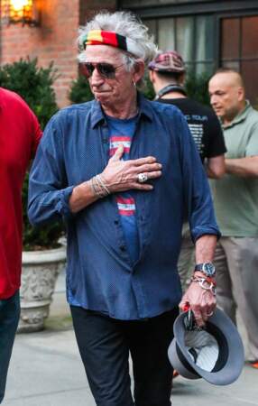 Keith Richards, à New York, en juillet 2015