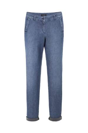 Délavé, jeans brut à revers, 119 € (Cop.Copine).