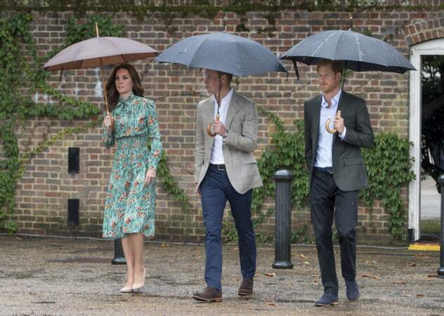 Kate Middleton, sublime avec William et Harry
