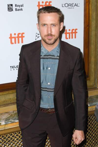 Ryan Gosling chiquissime au photocall de la première de "First Man" au Toronto International Film Festival 2018.