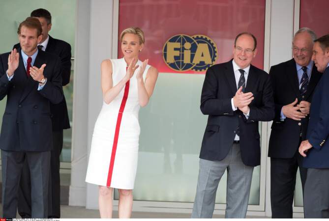 Lignes d'un nouveau départ, lors du Grand Prix de Formule 1 de Monaco, le 25 mai 2014.