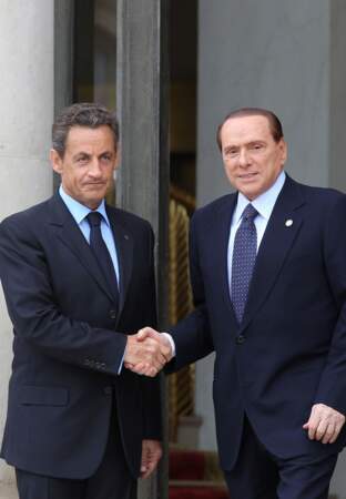Nicolas Sarkozy et Silvio Berlusconi