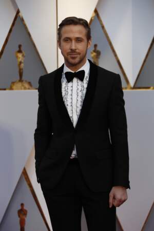 Ryan Gosling, à la cérémonie des Oscars 2017