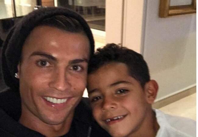 Cristiano Ronaldo et son fils 